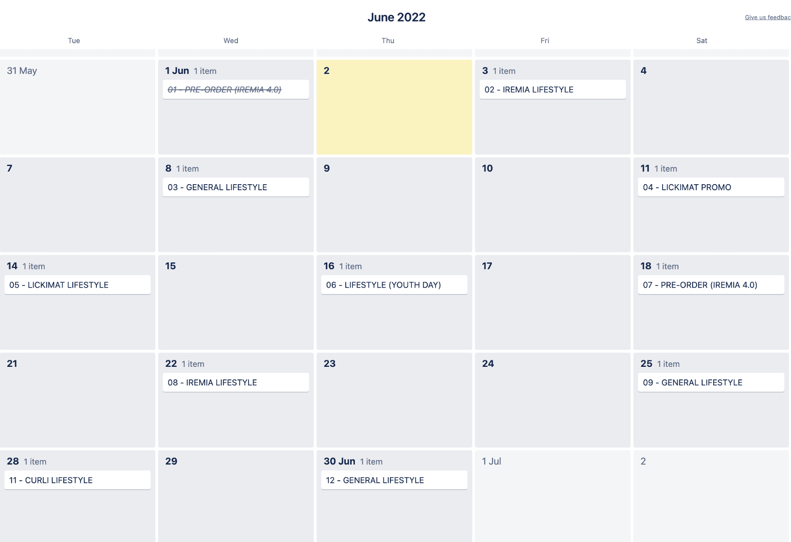New Age Explorer - trello calendar image for South African Social Media Marketing Management Services, like social media management, social media marketing, facebook management, facebook marketing, instagram management, instagram marketing, meta management, meta marketing
