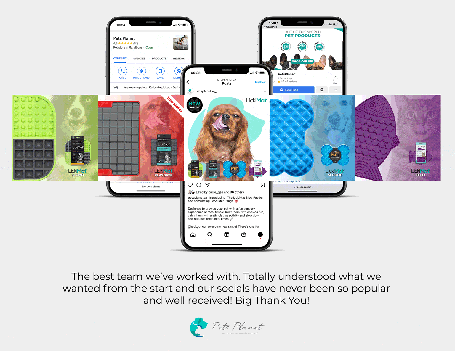 New Age Explorer - Client reviews GIF like pets planet, biltong boytjies, fit in 20 & lift nutrition for South African Social Media Marketing Management Services, like social media management, social media marketing, facebook management, facebook marketing, instagram management, instagram marketing, meta management, meta marketing